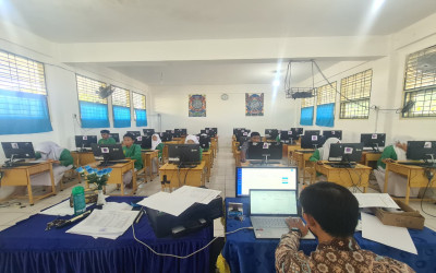 Simulasi TKA di SMP Negeri 11 Kota Banda Aceh